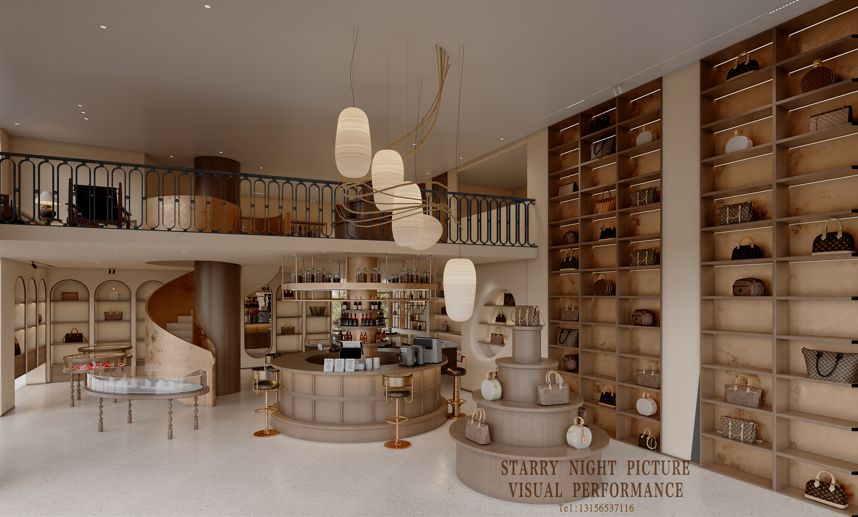 星夜设计--中古风奢侈品二手店-6