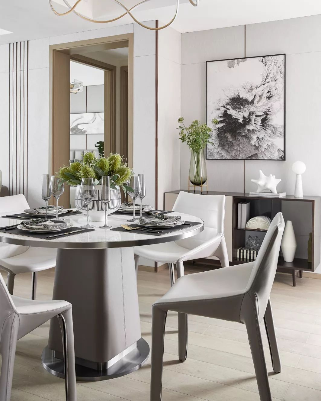 杭州首创样板房 | 优雅现代,春华秋实的生活艺术-22