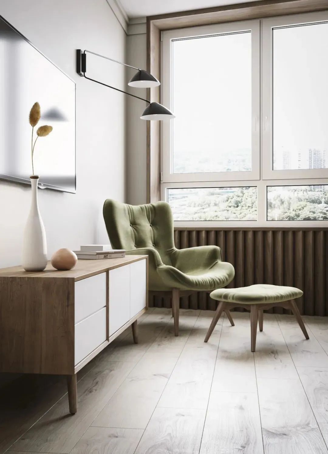 98㎡亲子宅 | 童趣游乐场与自然舒适空间的完美融合-12