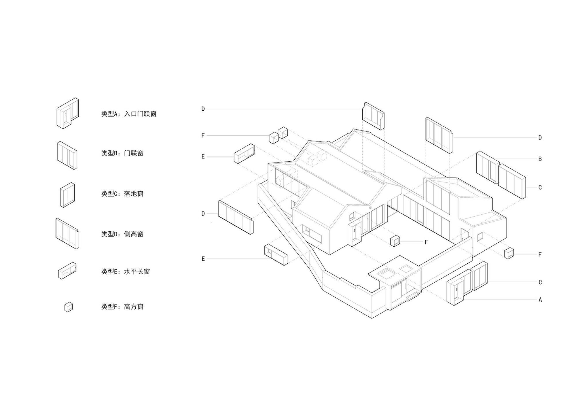 折叠式屋顶庭院住宅丨中国北京丨MAT Office-57