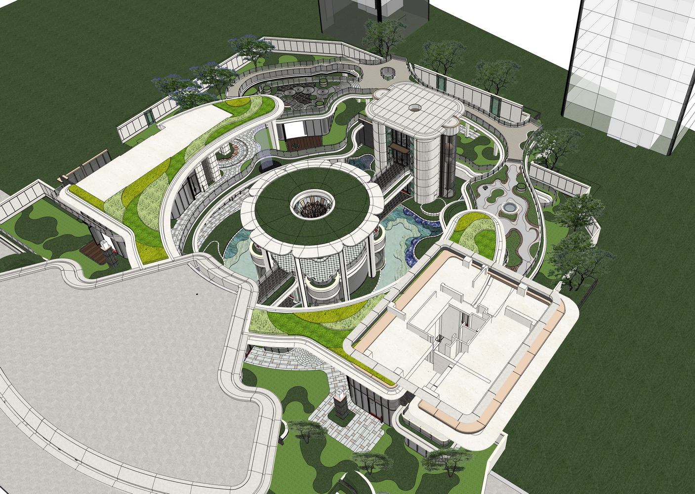 成都建发海耀示范区景观SU模型-9