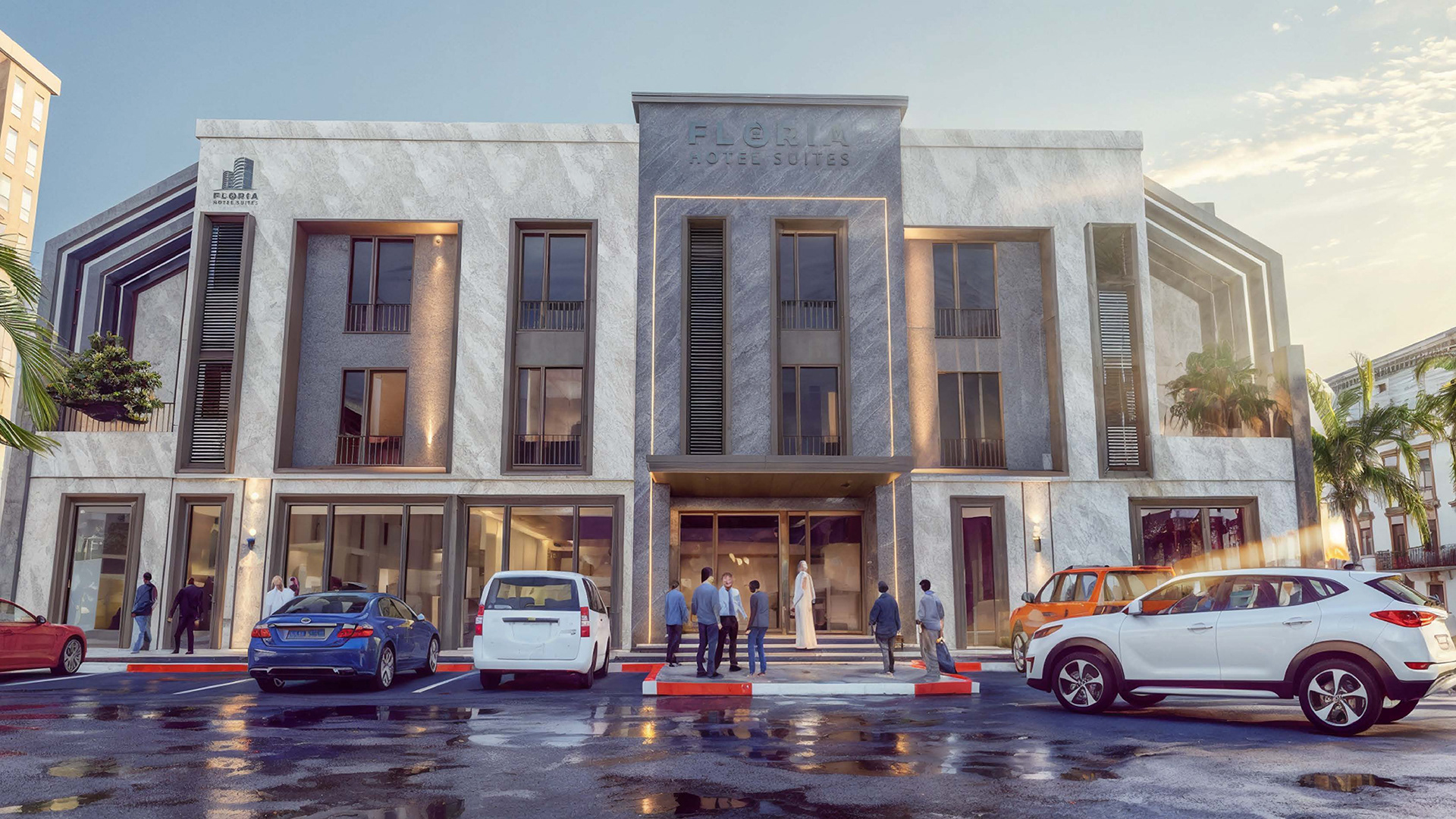 Modern Hotel | Façade Design & Execution Drawings-17