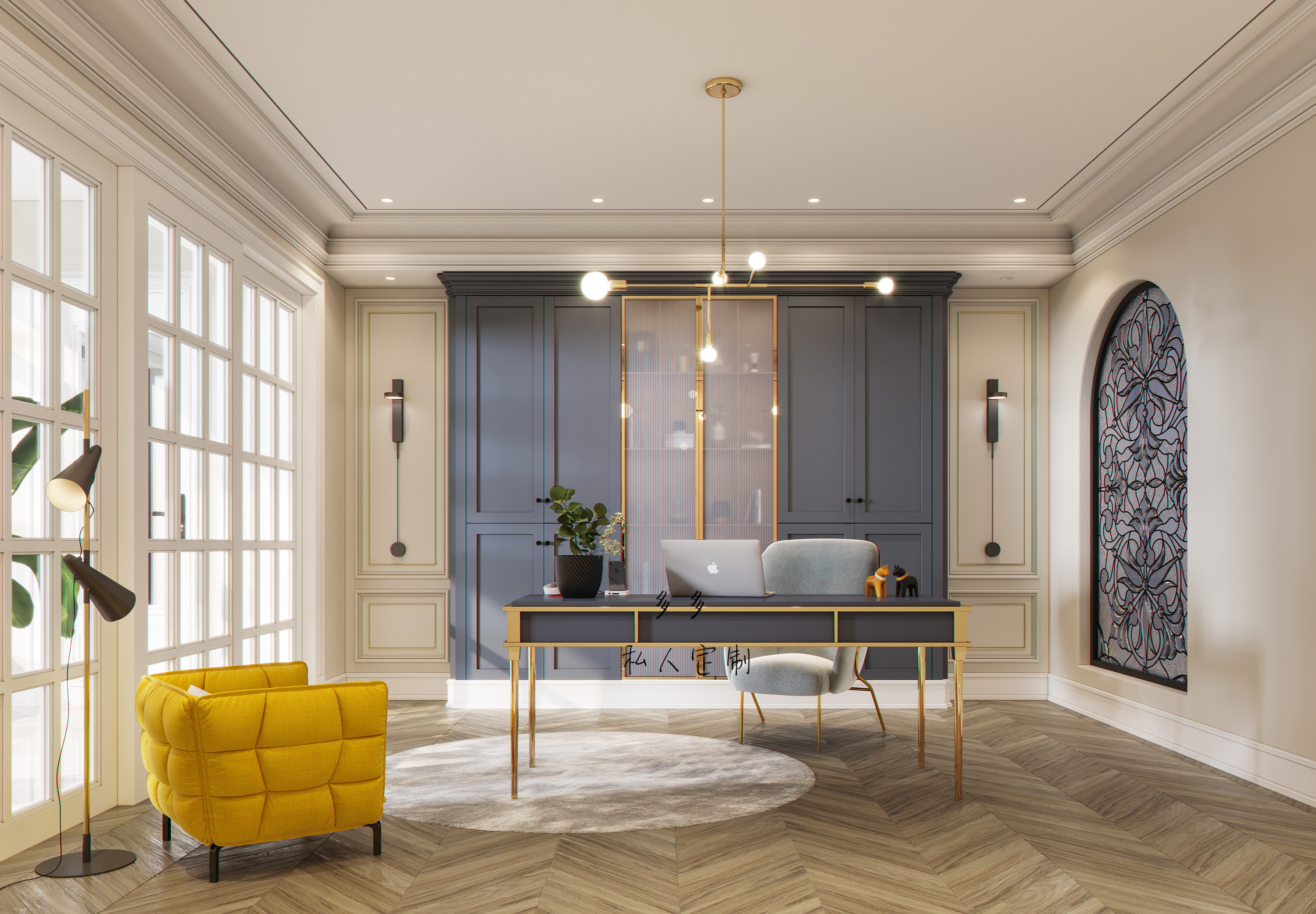 现代美式，以文艺精致的点缀，效果清新唯美-5