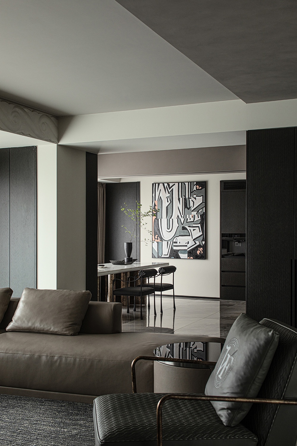 三只喜鹊｜自带质感 高级深邃丨杭州黎水仁佳设计公司-18