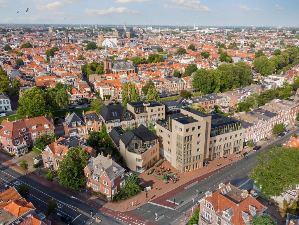 四角区（注：De Vierhoek常见于荷兰语地名等场景，Vierhoek有四角、方形等意思，这里De Vierhoek可直译为四角区 ，具体可能需结合更详细语境确定其实际所指） 丨NetherlandsHaarlem丨her architecten,Joost Swarte-56