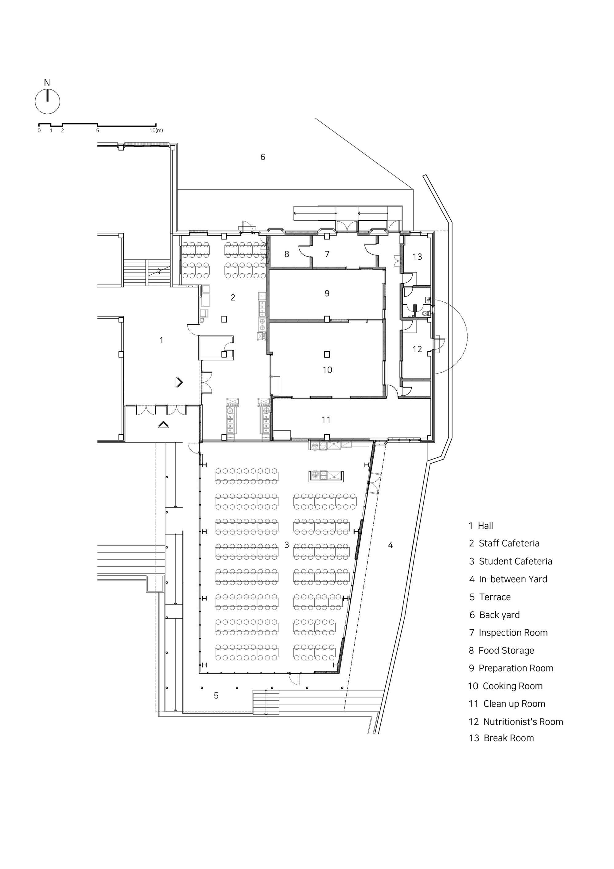 Mirae High School of Science & Technology Cafeteria Extension 高中学校食堂丨Bare Ground Architects-13