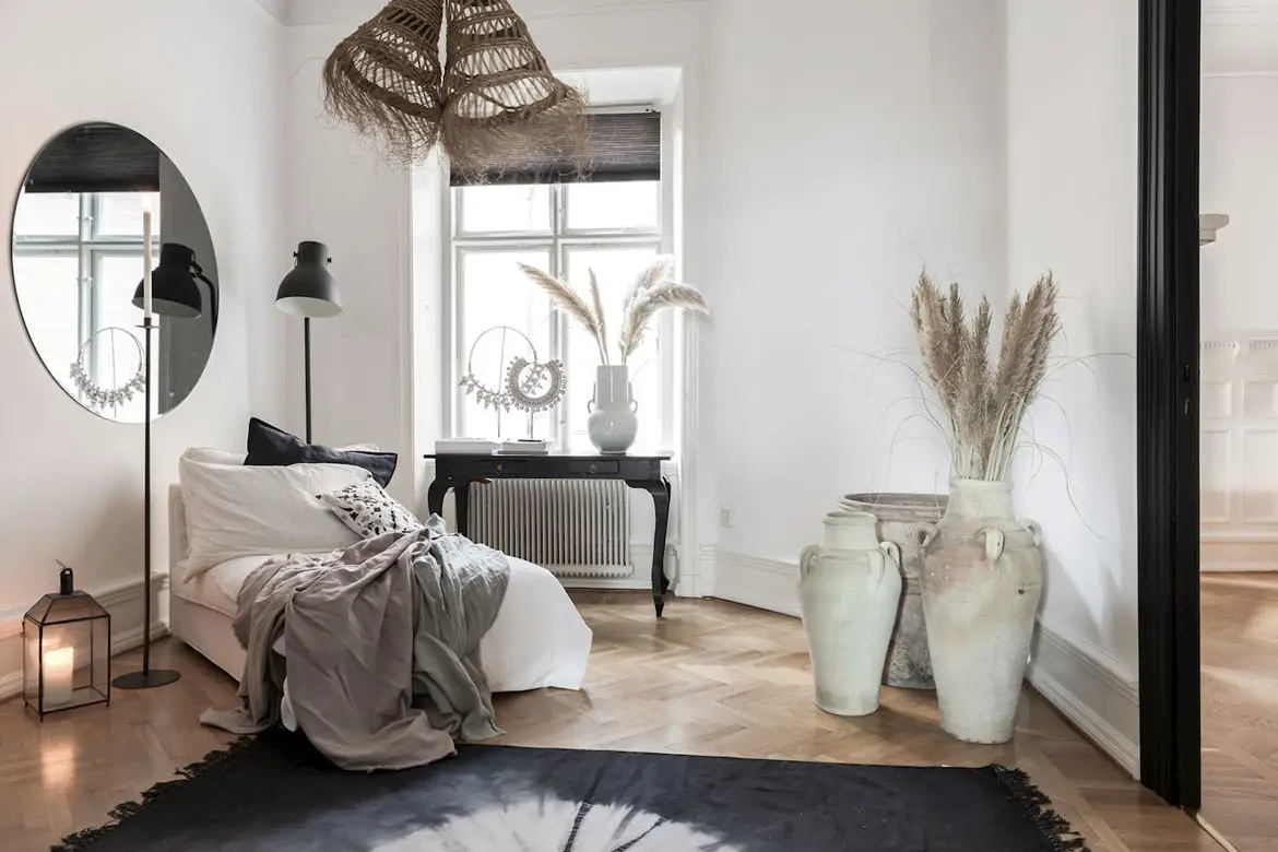 瑞典冬日温馨公寓设计-10