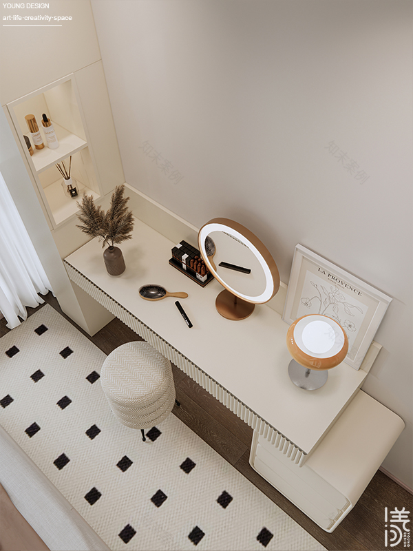 奶油风独居设计丨深圳漾空间设计有限公司-45