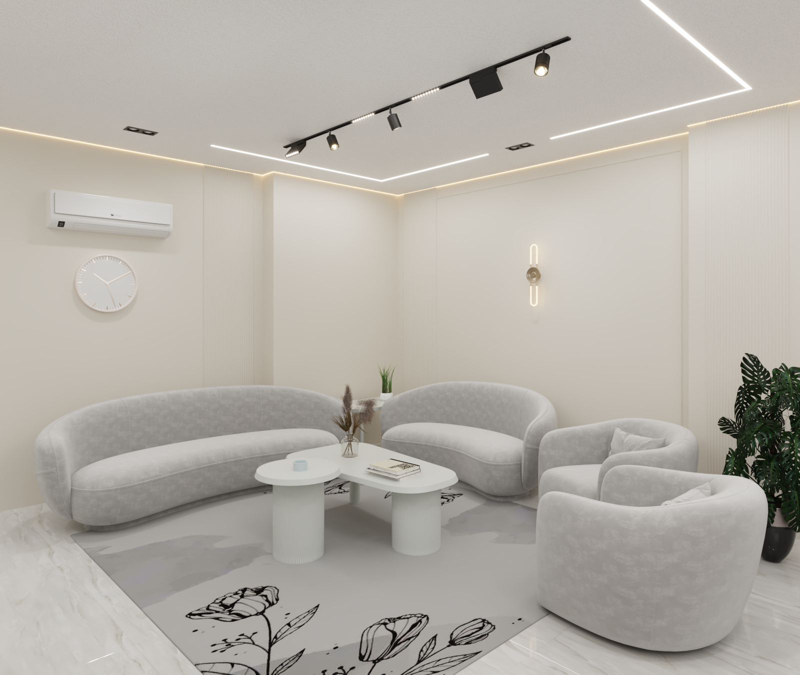 住宅公寓室内设计与装修项目丨埃及丨mohamed mohsen-21