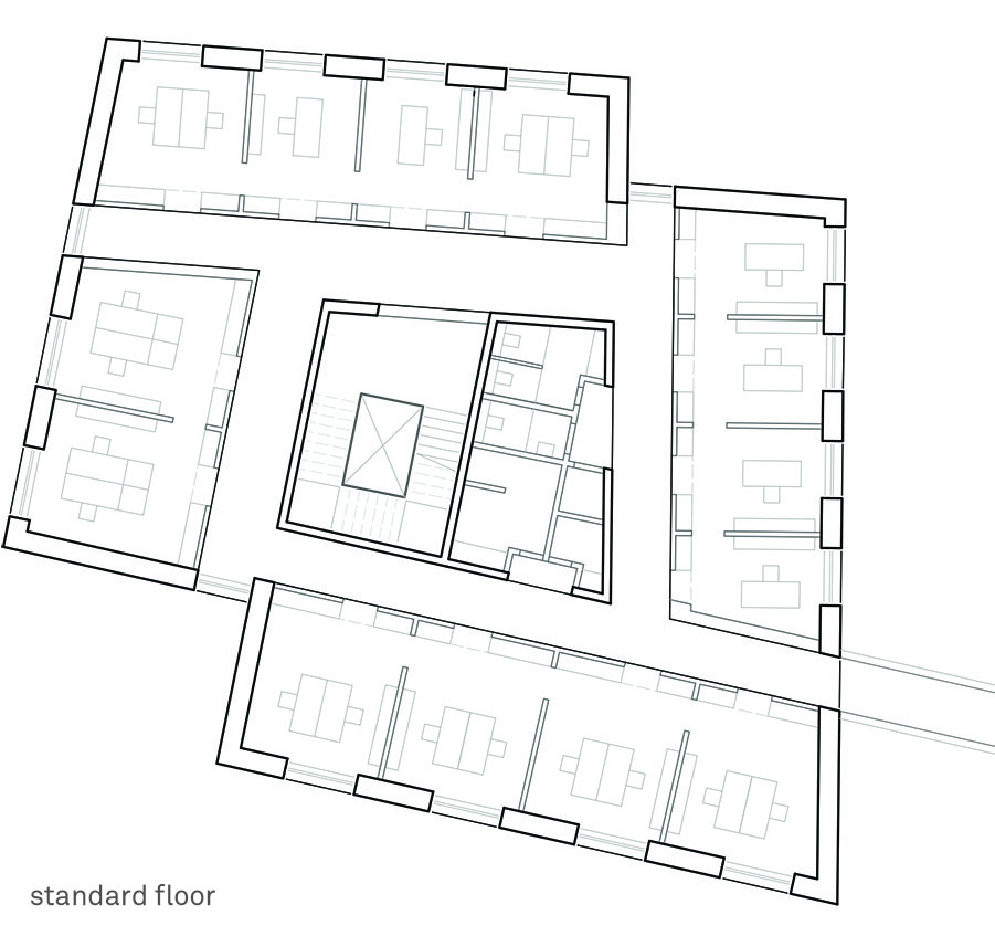 德国 Bad Kissingen 行政办公楼 · 错位立方体融入历史环境-41