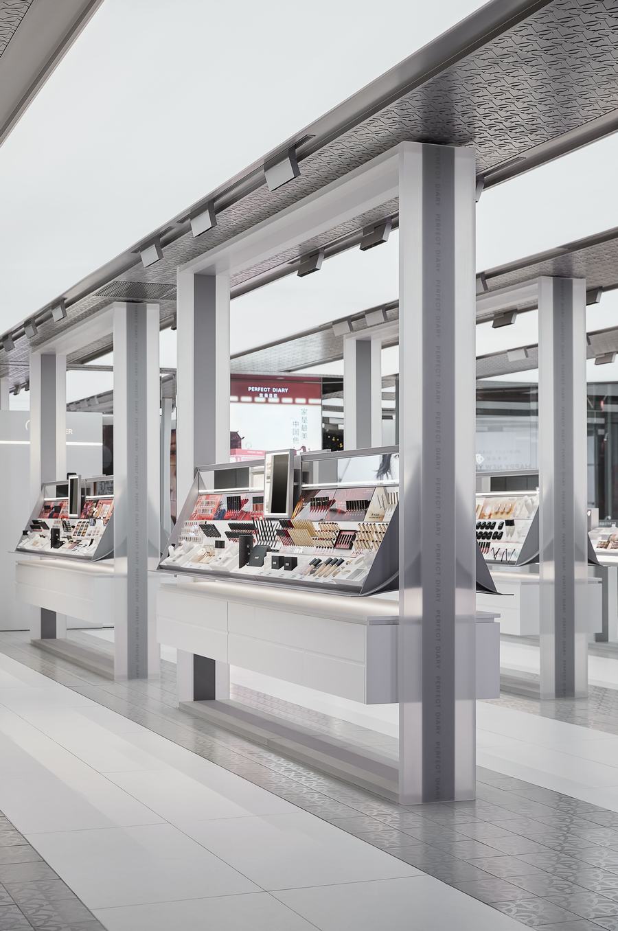 完美日记杭州湖滨in88旗舰店，店铺延续了品牌的不受限制的美 - 米尚丽零售设计网 MISUNLY- 美好品牌店铺空间发现者-5