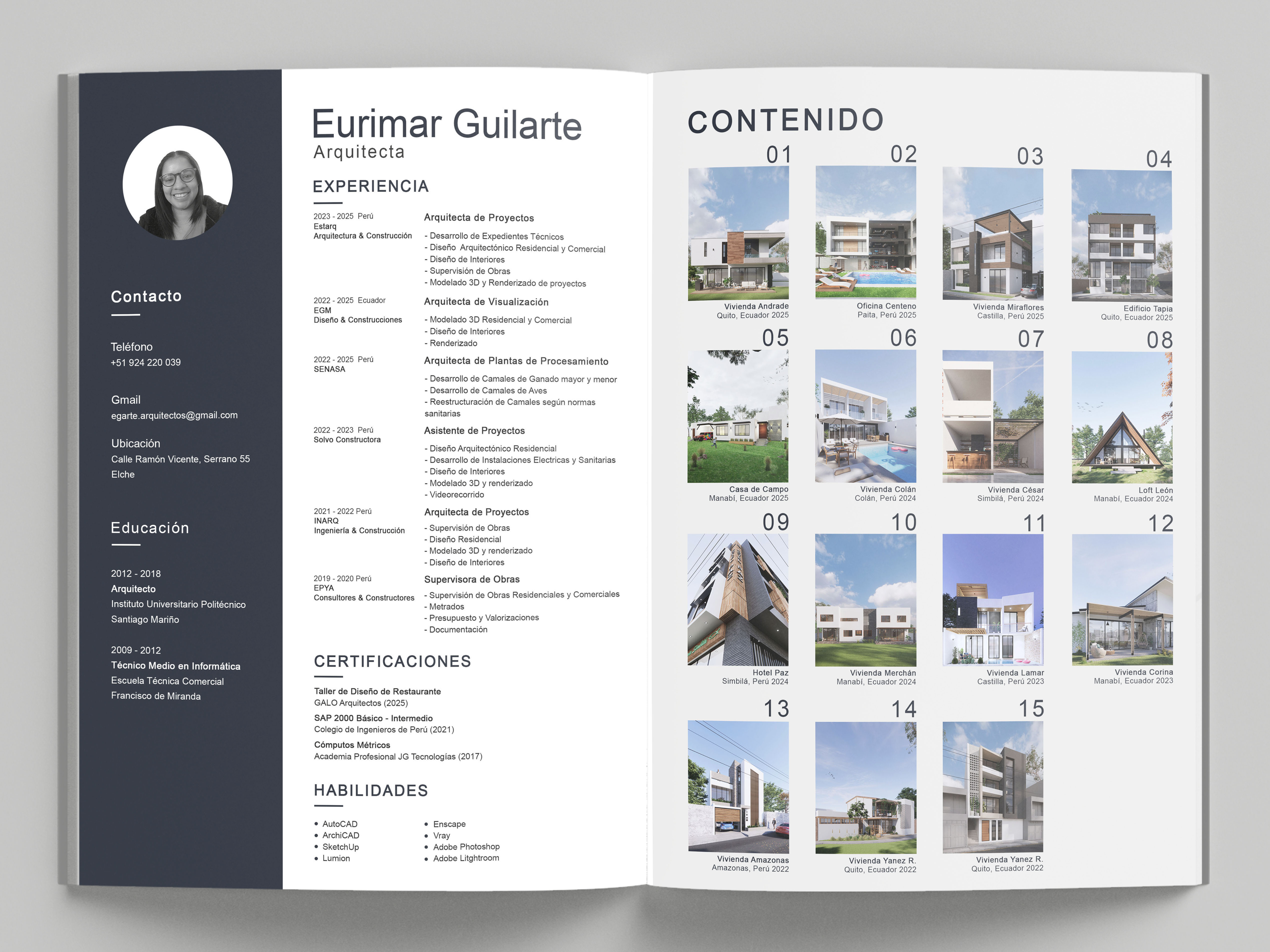 PORTAFOLIOS ARQUITECTURA 2025-1