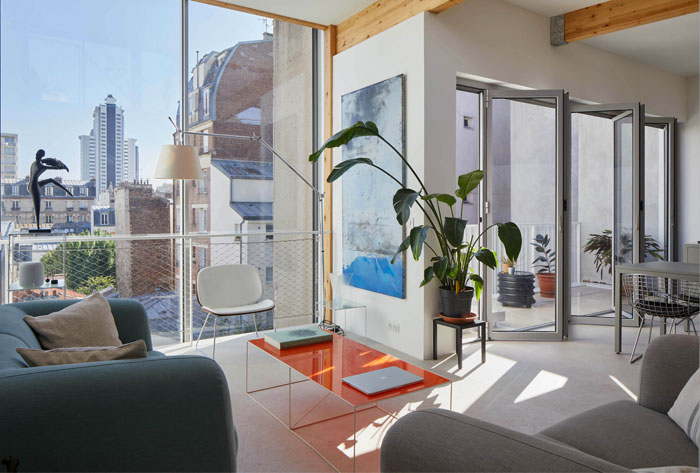 巴黎屋顶公寓建筑项目丨法国巴黎丨Rotunno Justman建筑公司-29