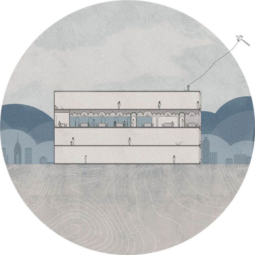 达明·纸间画廊 | 剧场式办公空间,展现品牌活力-67