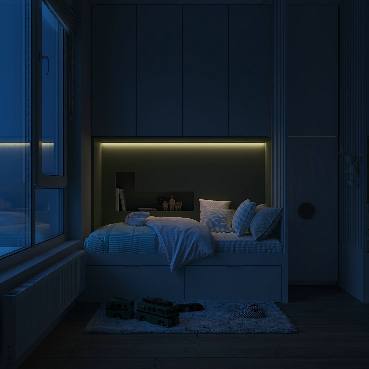 90㎡灰色系公寓设计-11