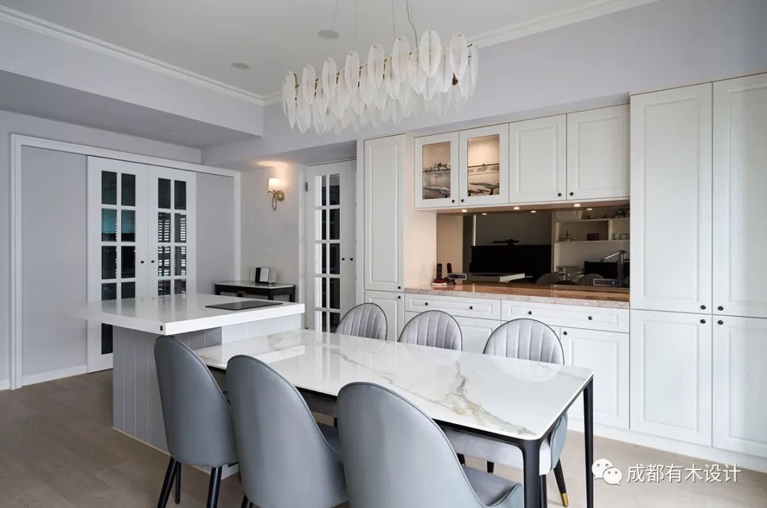 现代乡村风淡紫铃兰花色家邸设计丨欧德-19