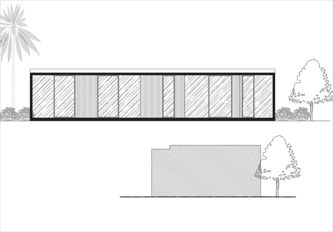 印度尼西亚 800㎡私密住宅,绿色景观中的混凝土盒子-34