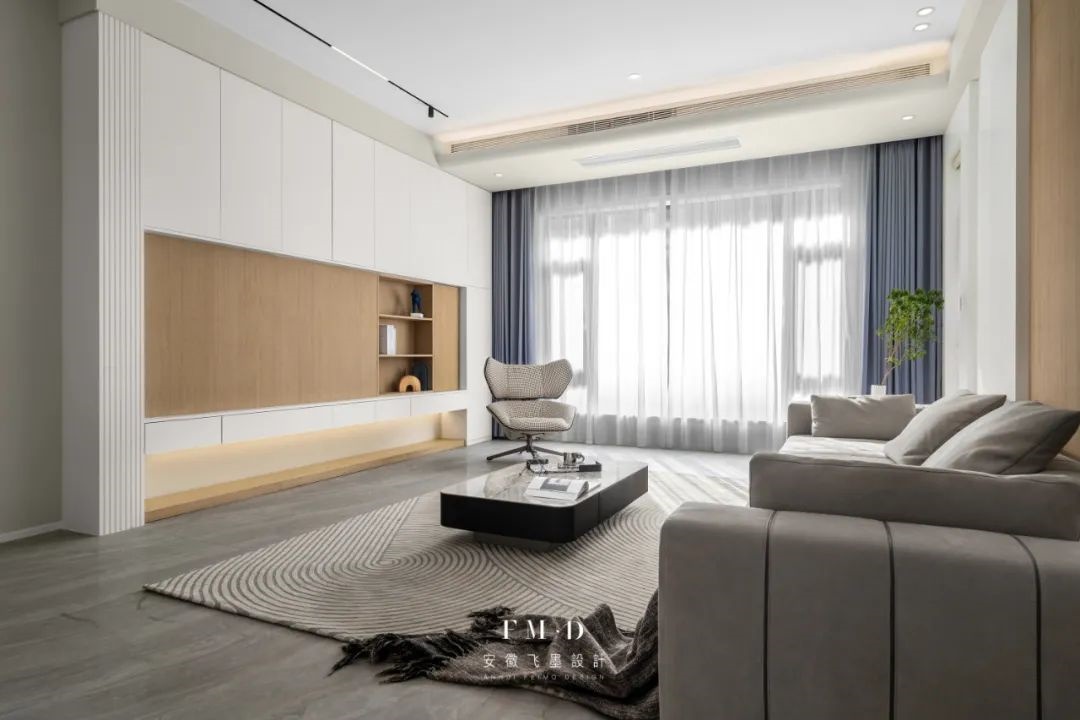 飞墨新作||230㎡休闲大平层，超大客厅+中西厨，标配体系完善多种套间，模范设计！-7