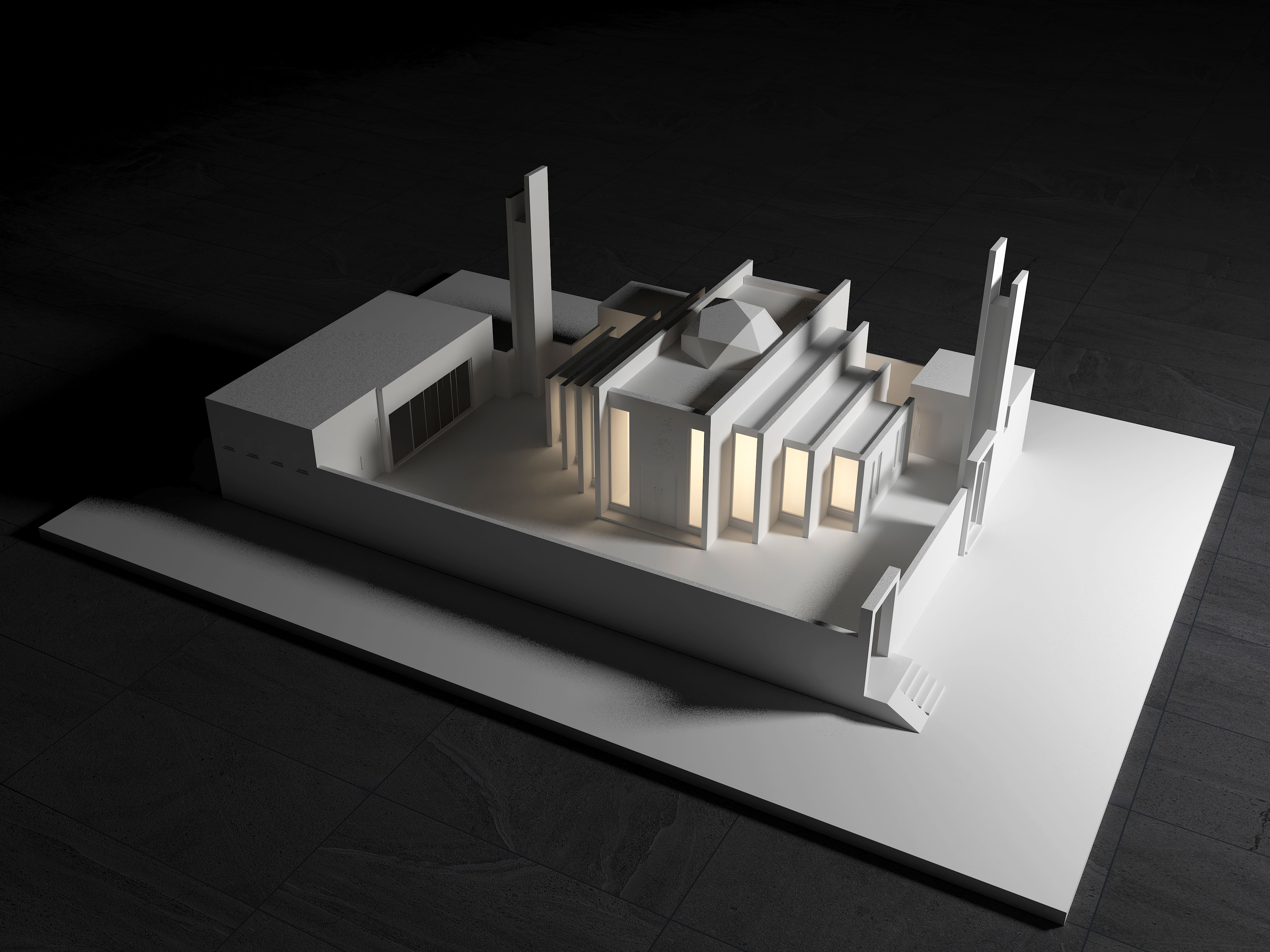 体积清真寺设计-7