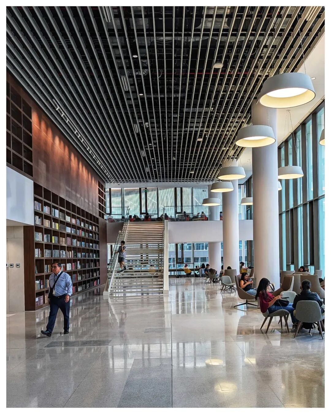 秘鲁利马大学图书馆丨Sasaki Associates-15