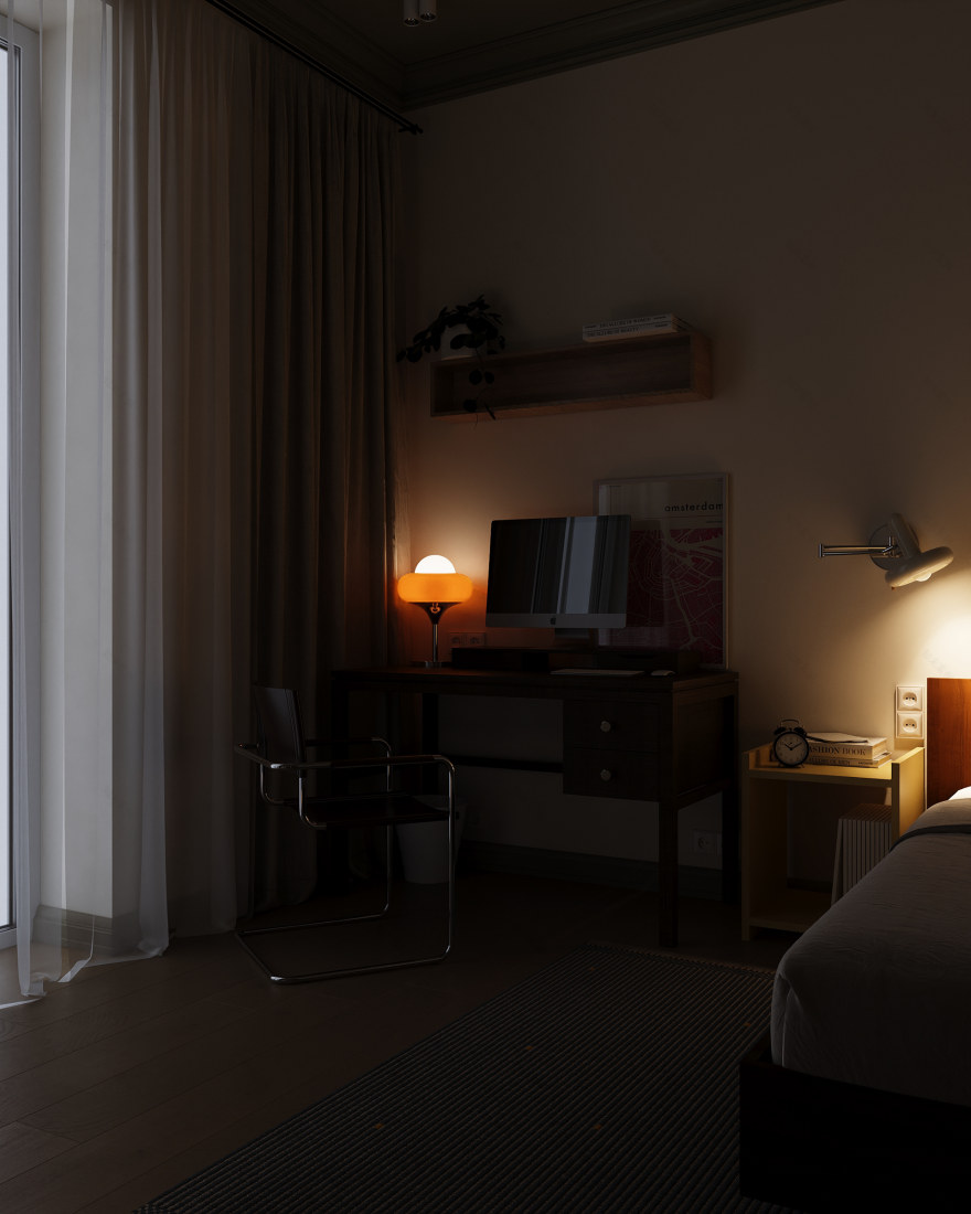 Unnatov(Юннатов)公寓设计项目丨俄罗斯莫斯科丨设计师萨沙·米哈伊洛娃-39