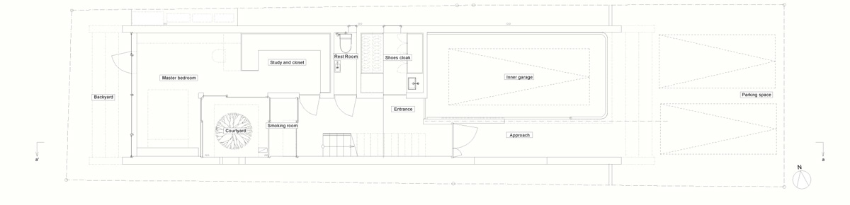 日本特殊角度滤光住宅，保护隐私与采光的完美平衡-26