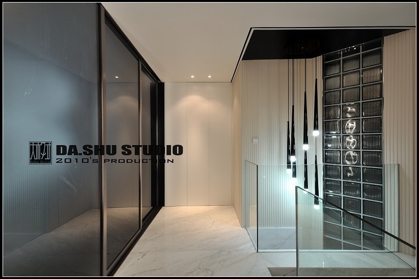 上田小区 155m2 跃层 | 细节与光影的黑白艺术-10