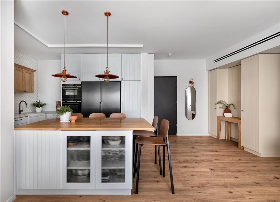 אושי דר | עיצוב פנים דירה 4 חדרים בגבעתיים - PICKINTERI-11