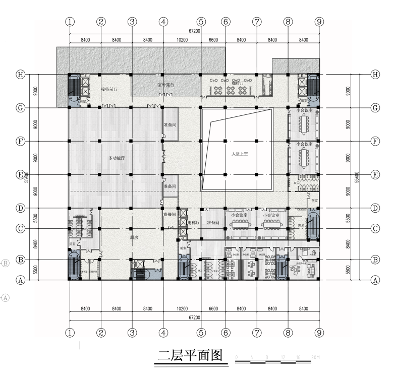 八周课设惊人的图量！华东交大大四学妹的“微缩世界”！“自然山脉+高层建筑”打造智慧酒店，个性化拉满的城市高层商务酒店设计-90