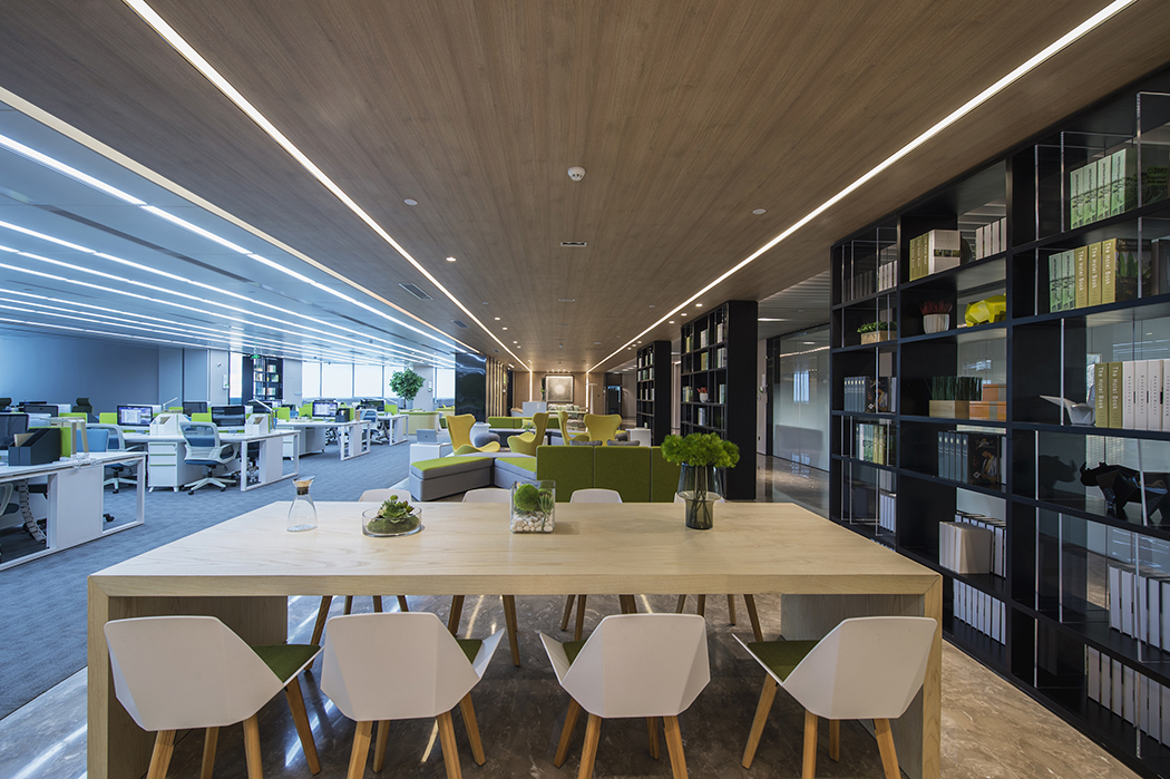 香榭蒂新作丨自然平衡，知识共享时代的智慧办公空间 — 济南绿地国金中心-27