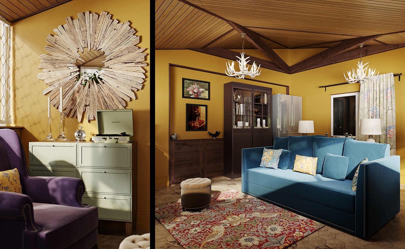 优雅乡村别墅室内设计丨natali_kirichenko_designer-7