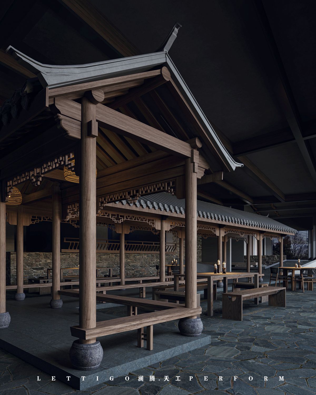 古典|中式|茶舍|茶室|餐厅-6