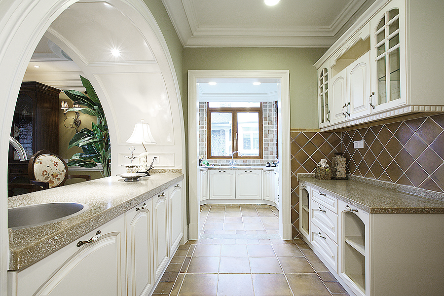 法式简约家装别墅样板房-2-0