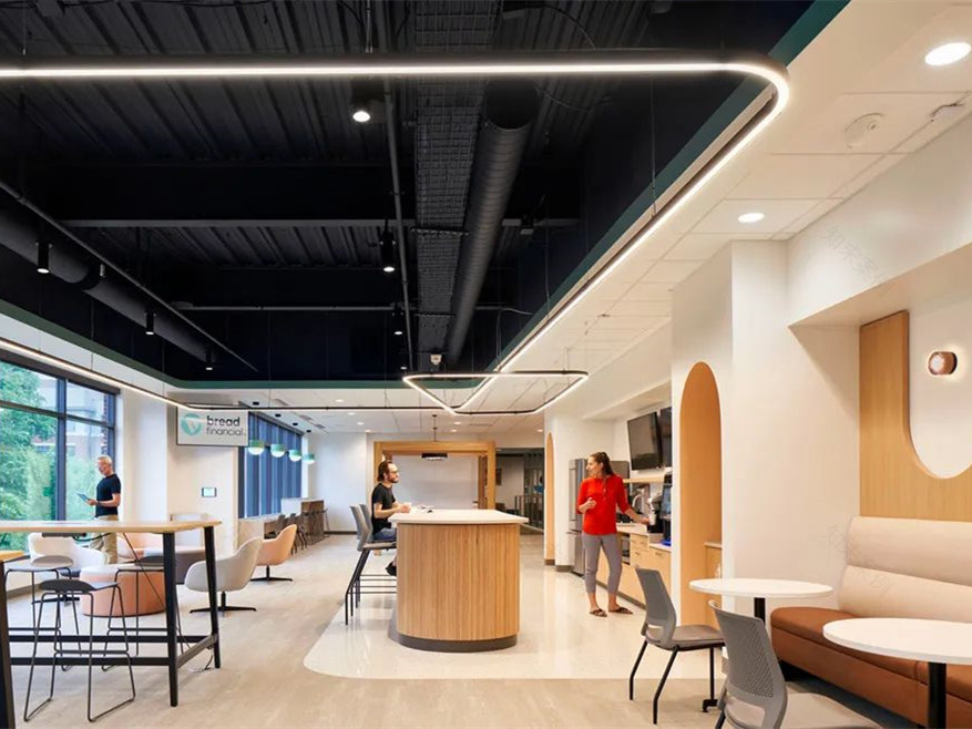 美国 Bread Financial 园区办公大楼升级丨美国哥伦布丨Unispace 设计团队-2