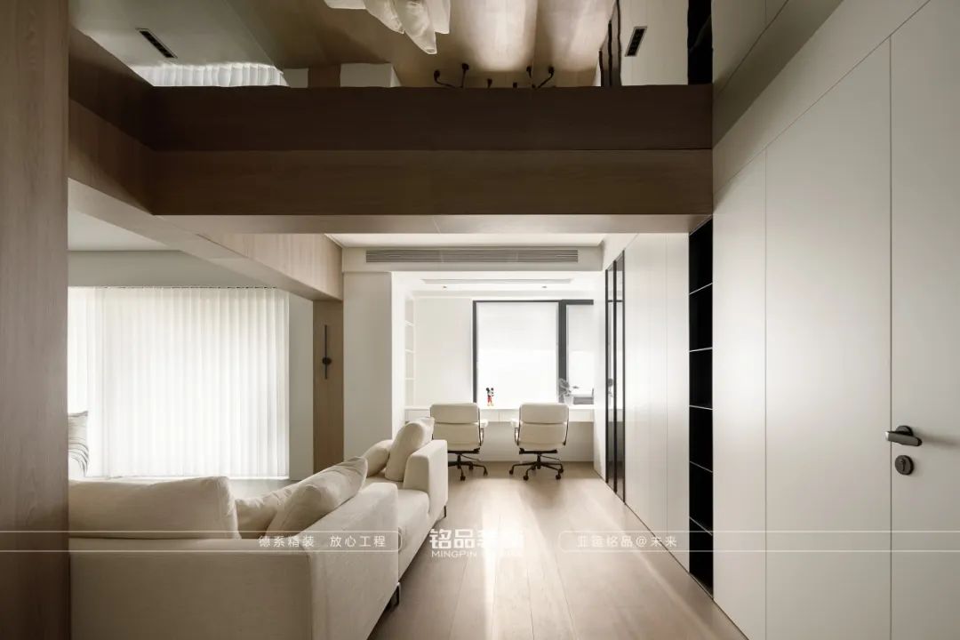 奶油风设计,杭州绿园银杏苑的温馨之家丨中国杭州丨铭品装饰-34