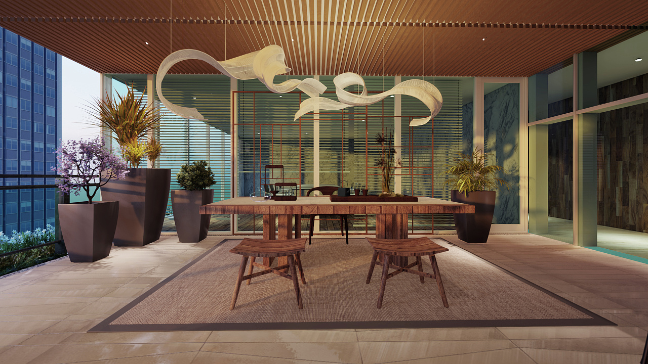 办公楼露台设计                     -6