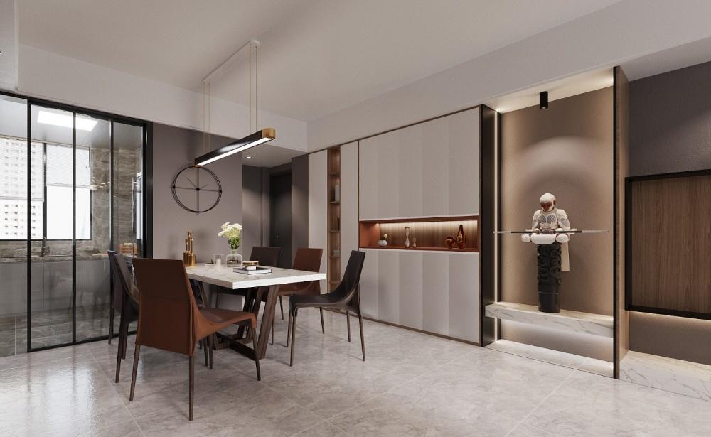 简约色彩搭配,缔造温馨宜居空间-7