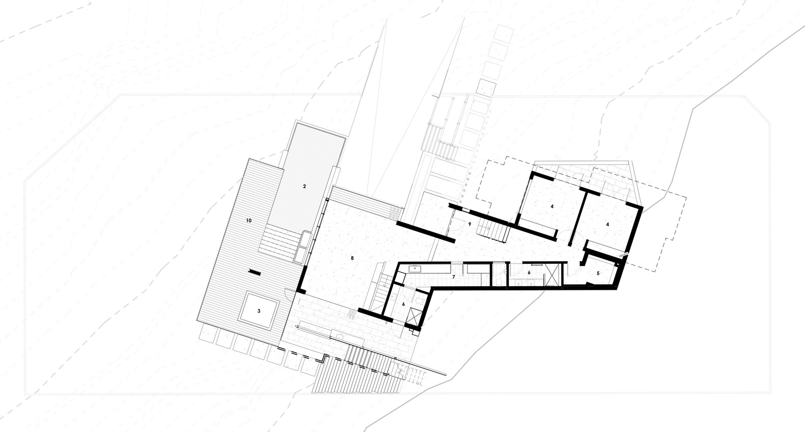 Two Angle House  Megowan Architectural-54