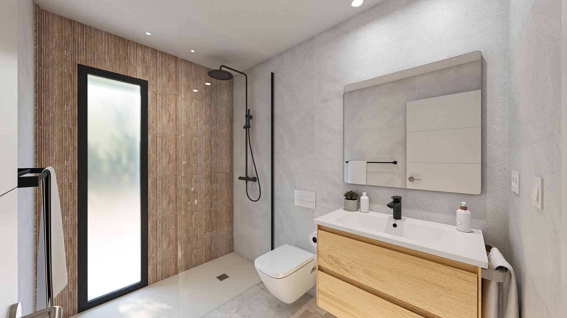 阿尔考辛独栋带泳池住宅3D可视化项目丨西班牙马拉加-24