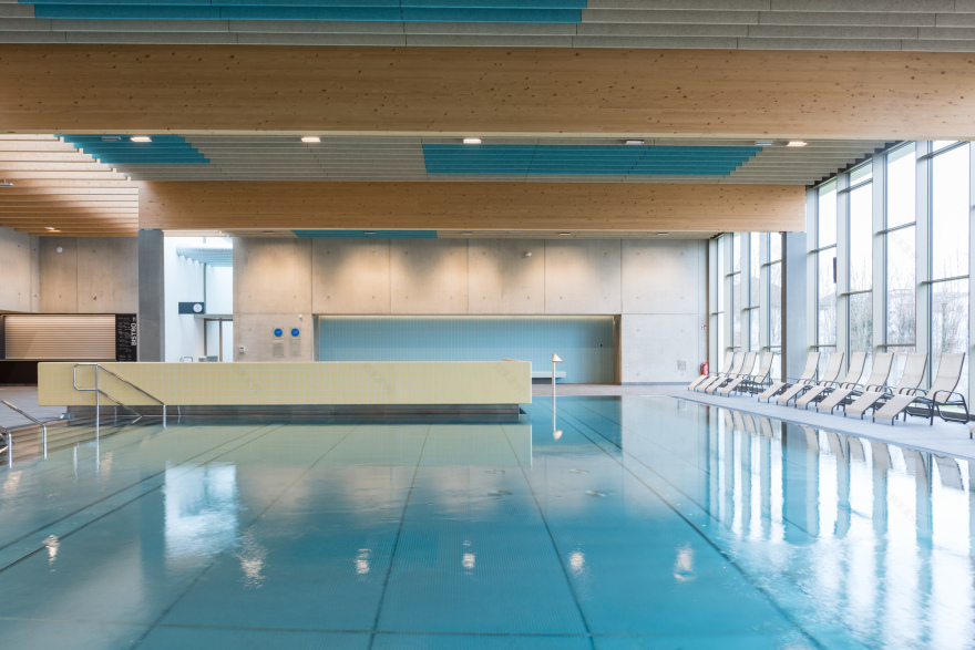 体育馆(Gärtner+Neururer丨体育馆丨Hallenbad Ried Im Innkreis Sauna and Pool)-46