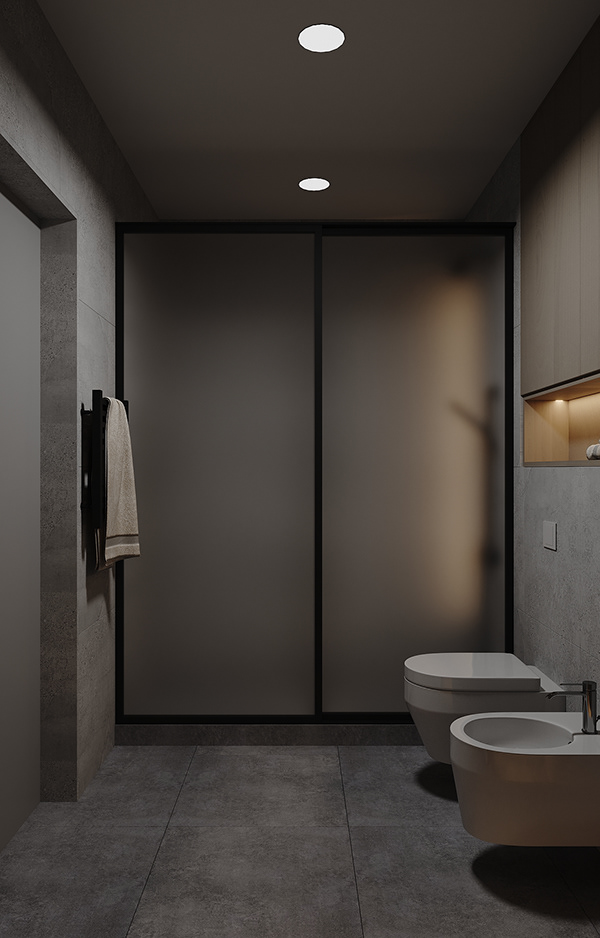 深色系住宅设计 超酷 超有设计感！-14