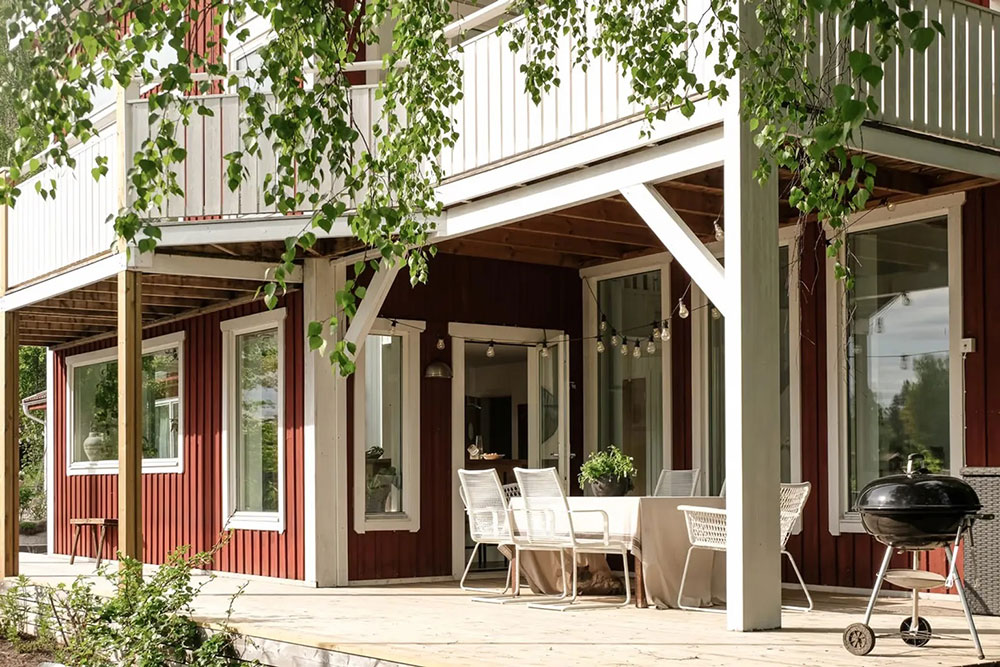 瑞典湖畔小屋 | 光与窗的完美融合-26