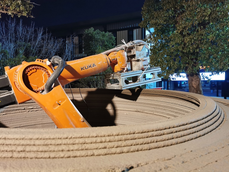 机器人3D打印混凝土书屋丨中国上海丨清华大学建筑学院徐卫国教授团队-15