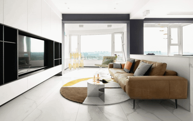 上海 180㎡空中别墅，温暖极简主义打造超美阳光房-2