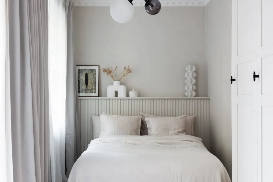 38m2 瑞典小公寓,色彩对比鲜明,家影院设计独特-8