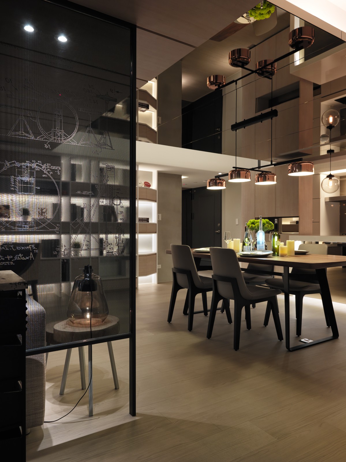 122m²现代工业风住宅  演拓空间设计-6