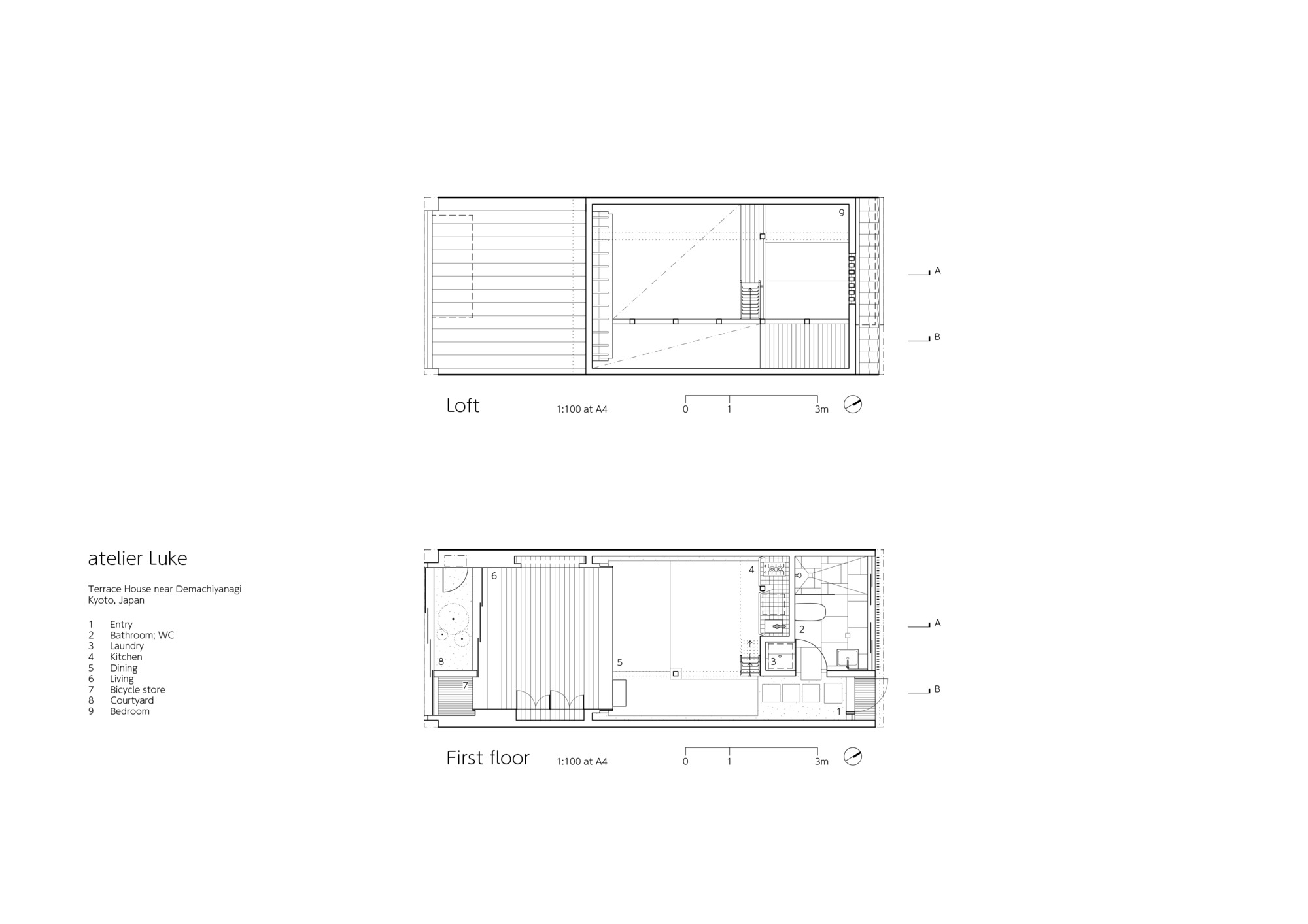 出町柳附近的排屋丨日本京都丨atelier Luke-15