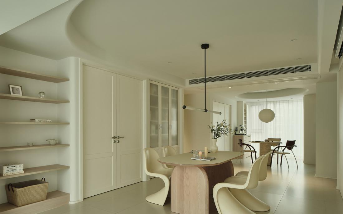 奶油系轻复古装修丨中国南京-27