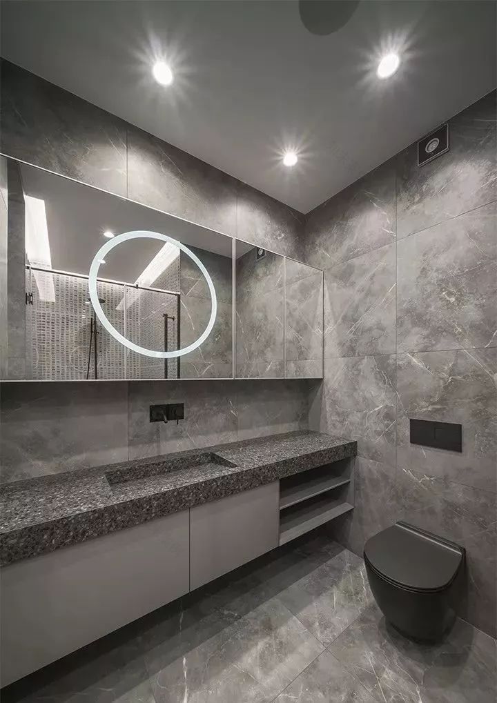 经典高级灰设计,金属和石材的完美搭配 IQOSA Architect-42