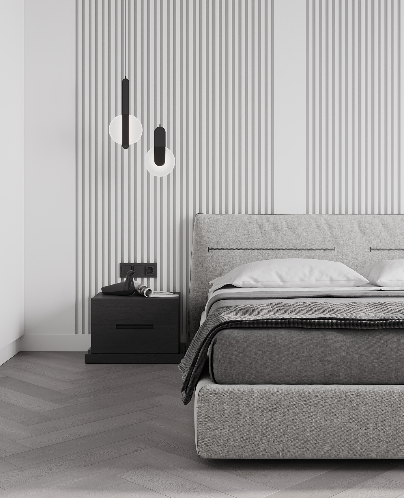 浅色系公寓设计 美的好高级！-19